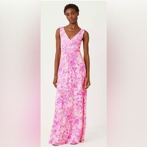 Lilly Pulitzer Sloane Maxi NWT Peony Pink